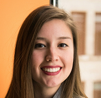 Victoria Lawson, CFO bij een financiële handelsonderneming, portret